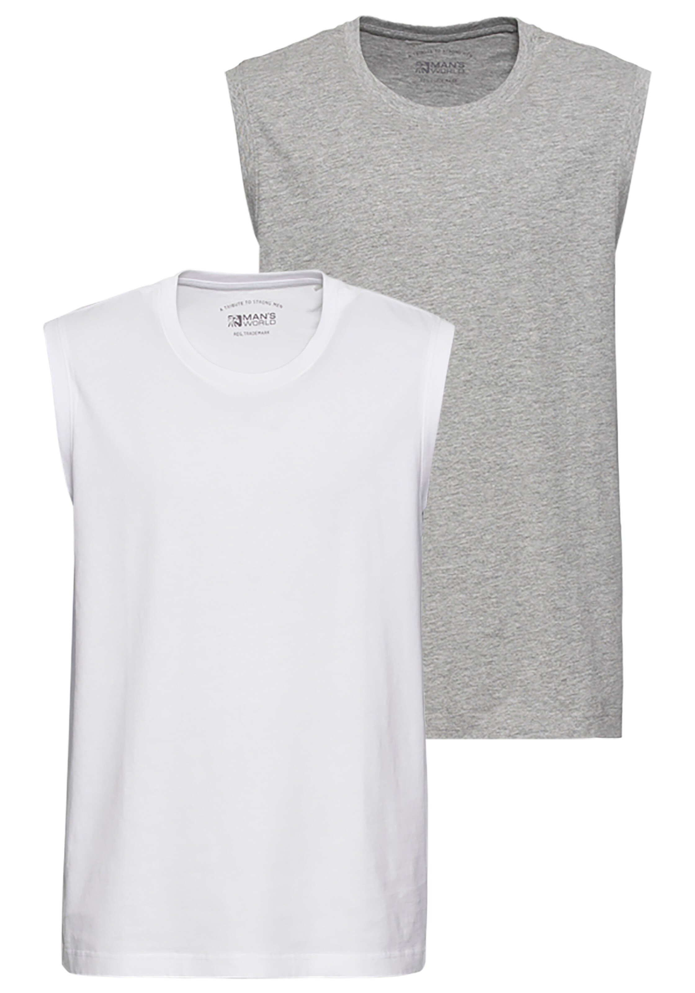 Man's World Shirt in Grau: Vorderseite