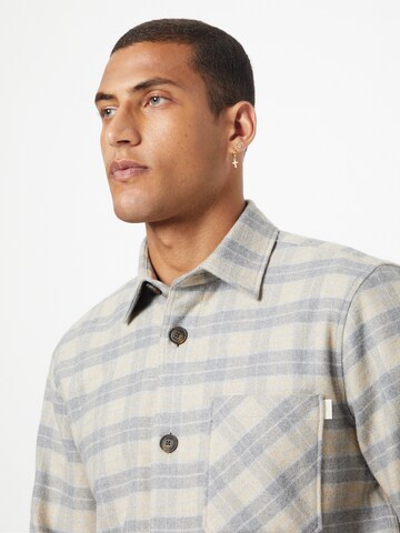 JOOP! Regular fit Button Up Shirt 'Kalan' in Grey