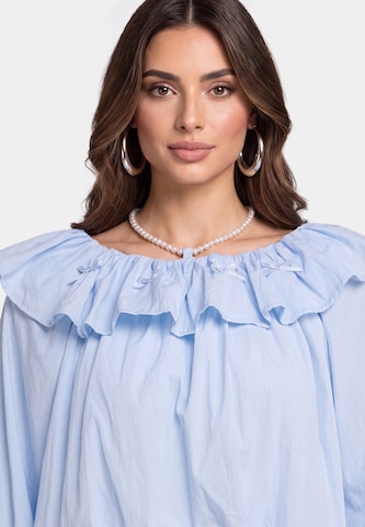 faina - Blusa en azul