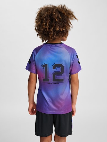 T-Shirt fonctionnel 'Shimmer' Hummel en bleu