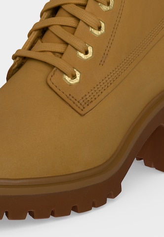 TIMBERLAND Šněrovací kozačky – béžová