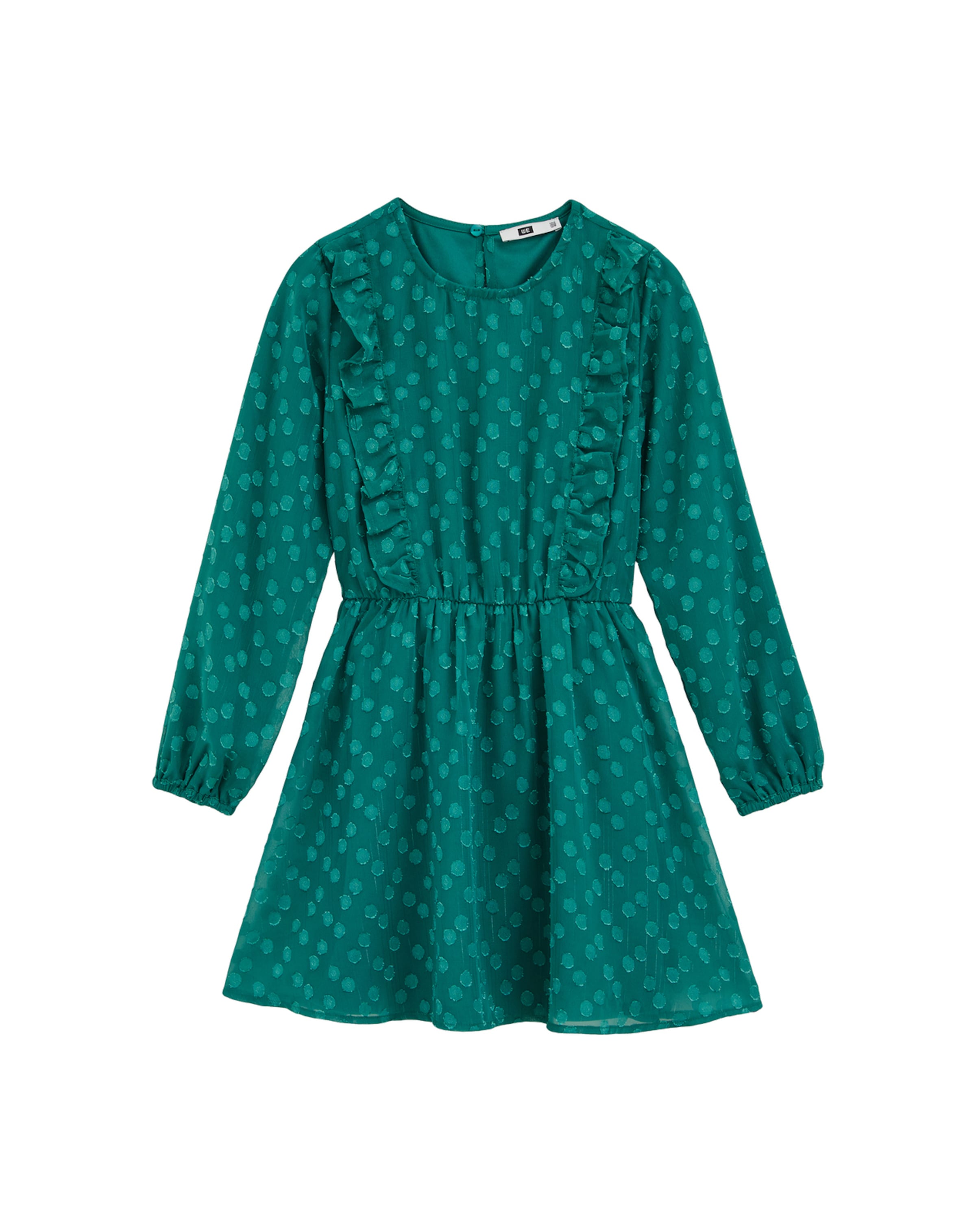 Abito di WE Fashion in verde: frontale