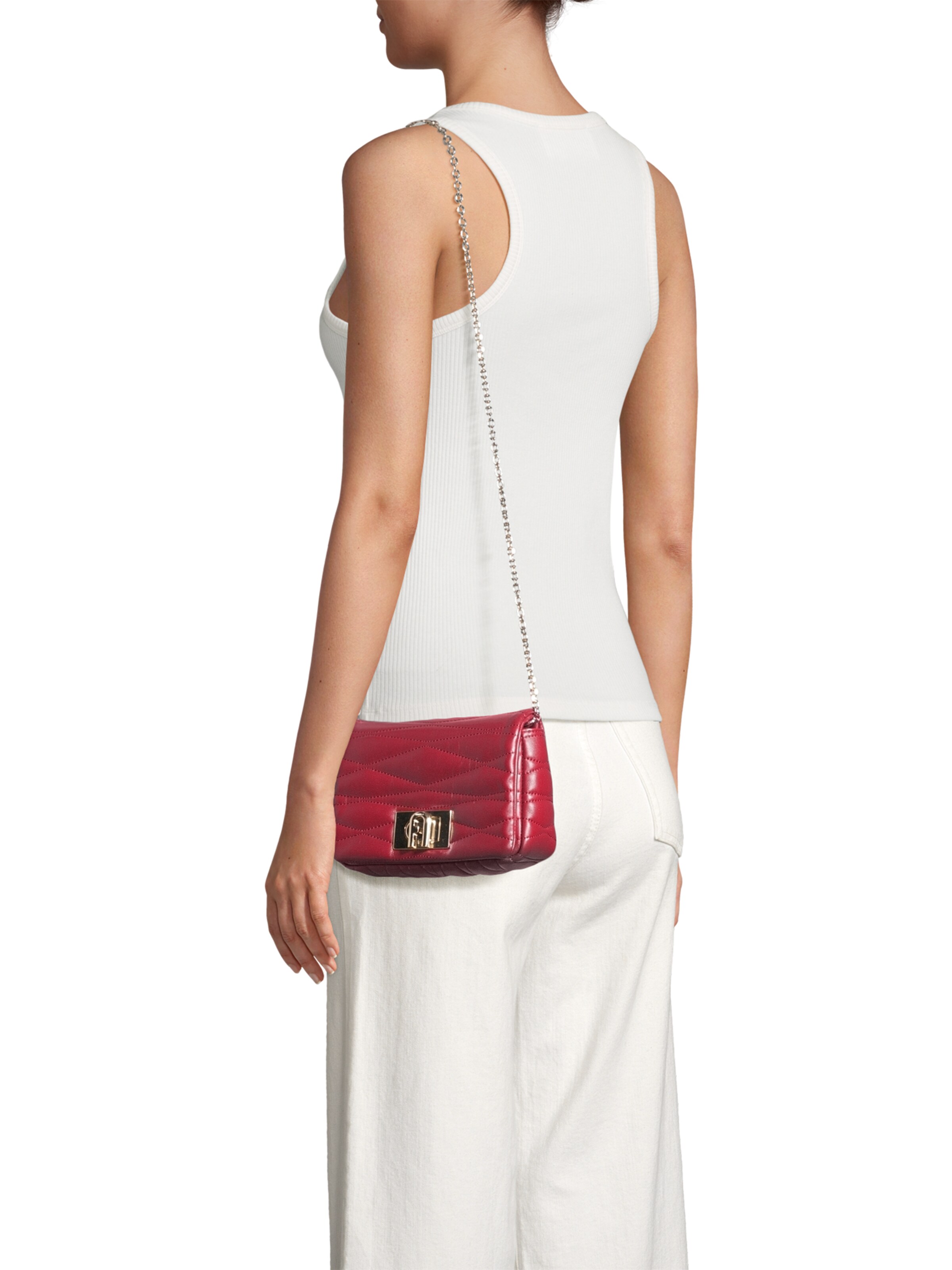 FURLA Чанта с презрамки '1927 MINI' в червено