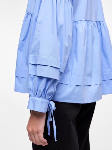 PIECES Blouse 'Dula' in Blue