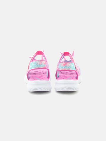 Sandale de la SKECHERS pe roz