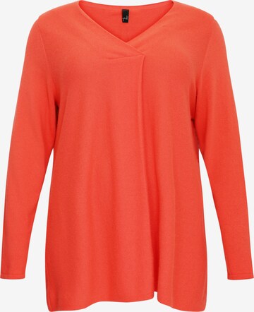 Yoek Sweater in Orange: front