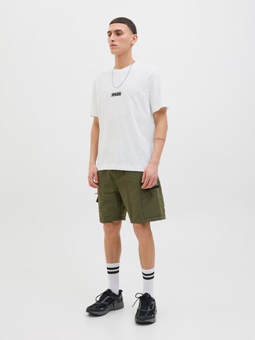 JACK & JONES Тениска 'JCOSago' в бяло