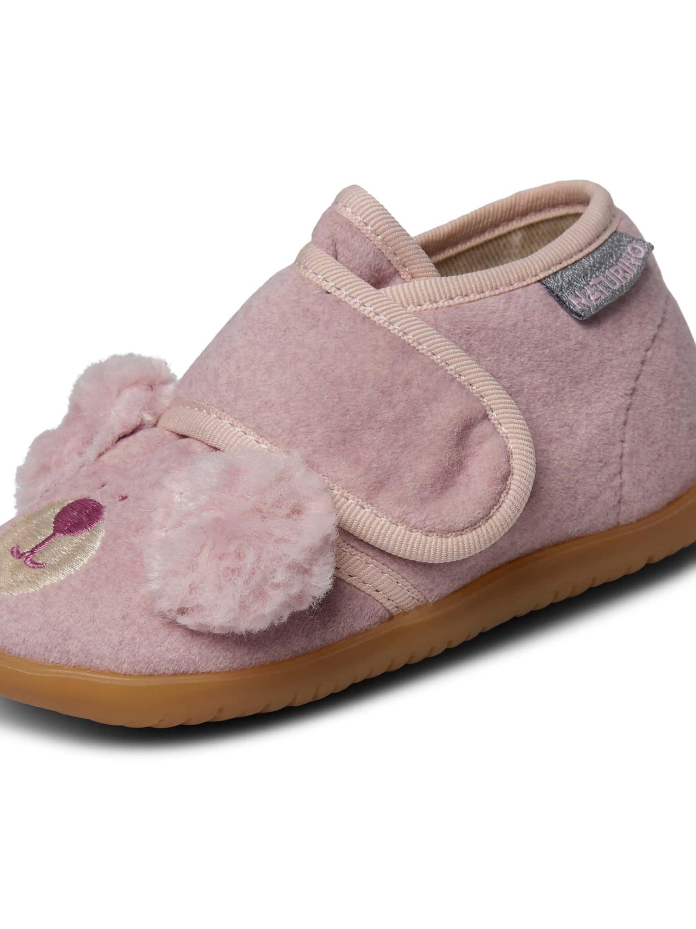 NATURINO Huisschoenen 'BIDAIM' in Roze: voorkant