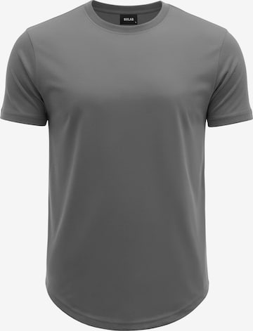 SIXLAB Shirt 'Round T-Shirt' in Grey: front