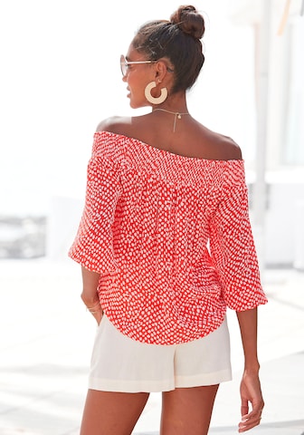 LASCANA Blouse in Red