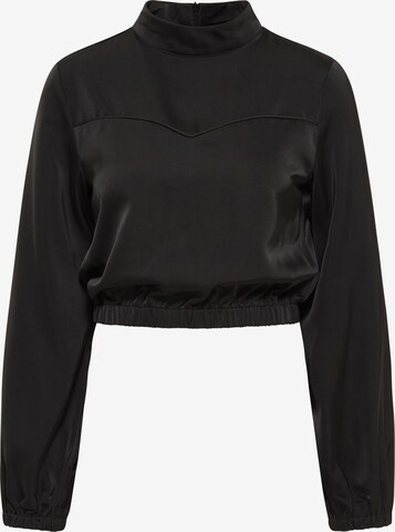 faina Sweatshirt in Black: front
