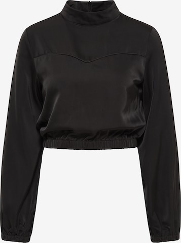 Sweat-shirt faina en noir : devant