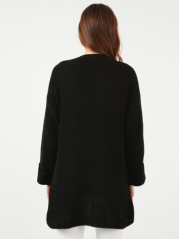 LELA Knit Cardigan in Black