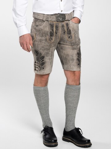 Regular Pantalon folklorique SPIETH & WENSKY en marron