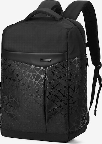 Aoking Rucksack in Schwarz: Vorderseite