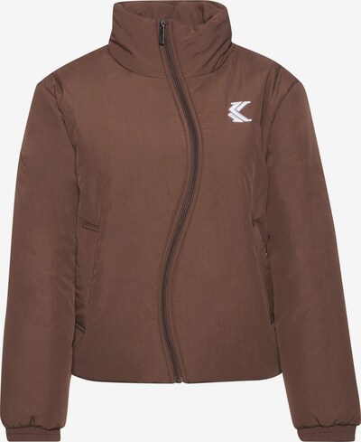 Karl Kani Between-Season Jacket in Brown / White, Item view