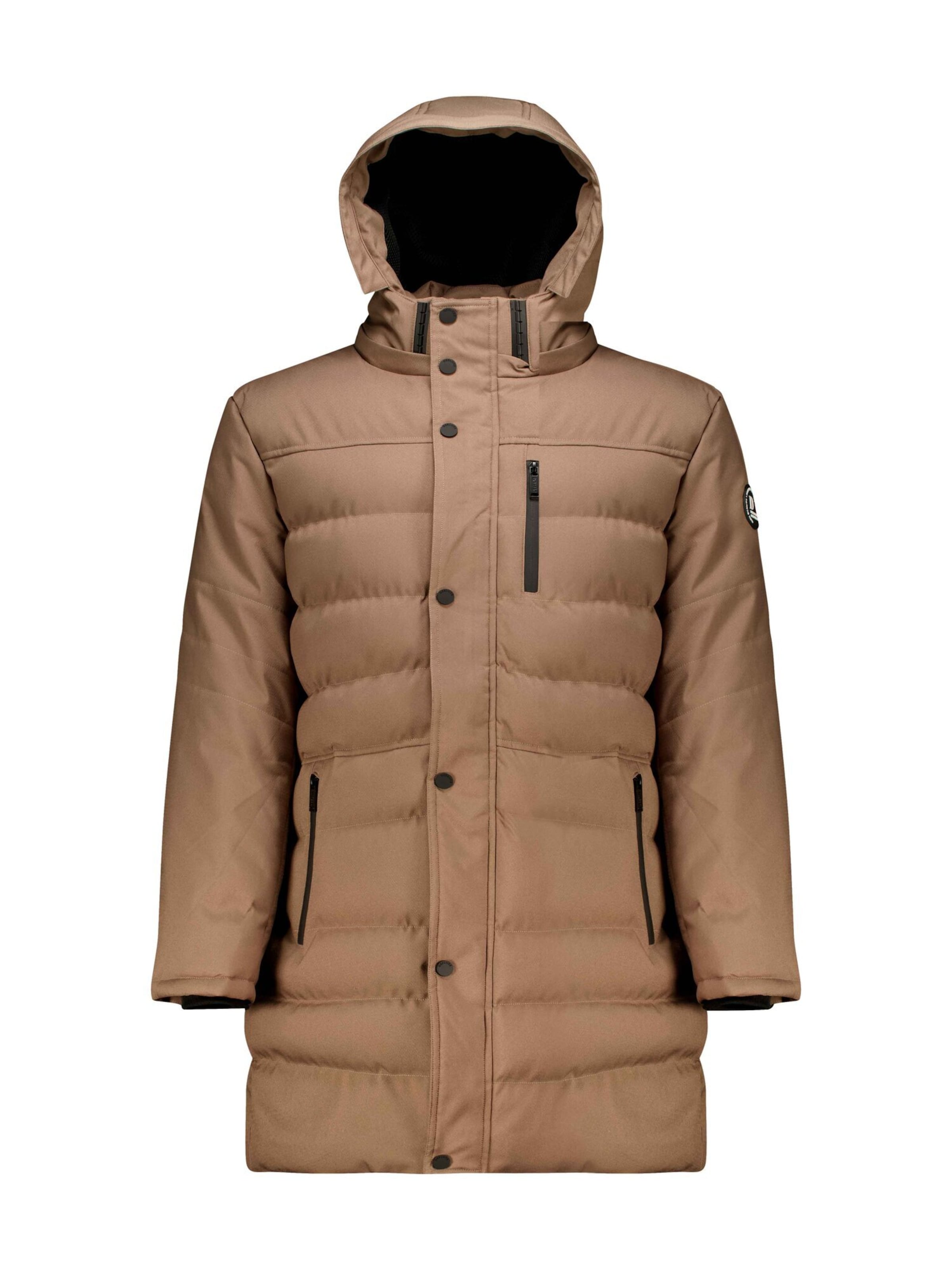 Deeluxe Winter Jacket 'Chirolong' in Brown: front