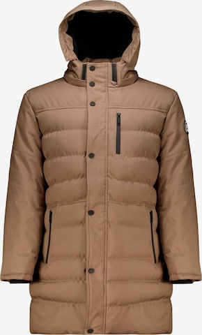 Deeluxe Winter Jacket 'Chirolong' in Brown: front
