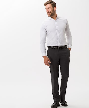 BRAX Slim fit Pleated Pants 'Enrico' in Grey