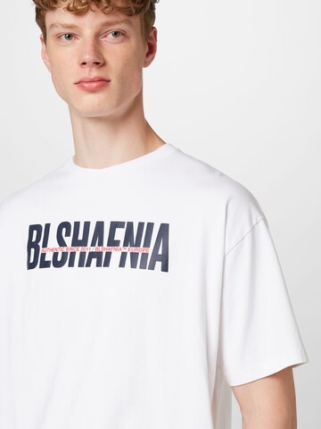 BLS HAFNIA Tričko 'Transparency' – bílá