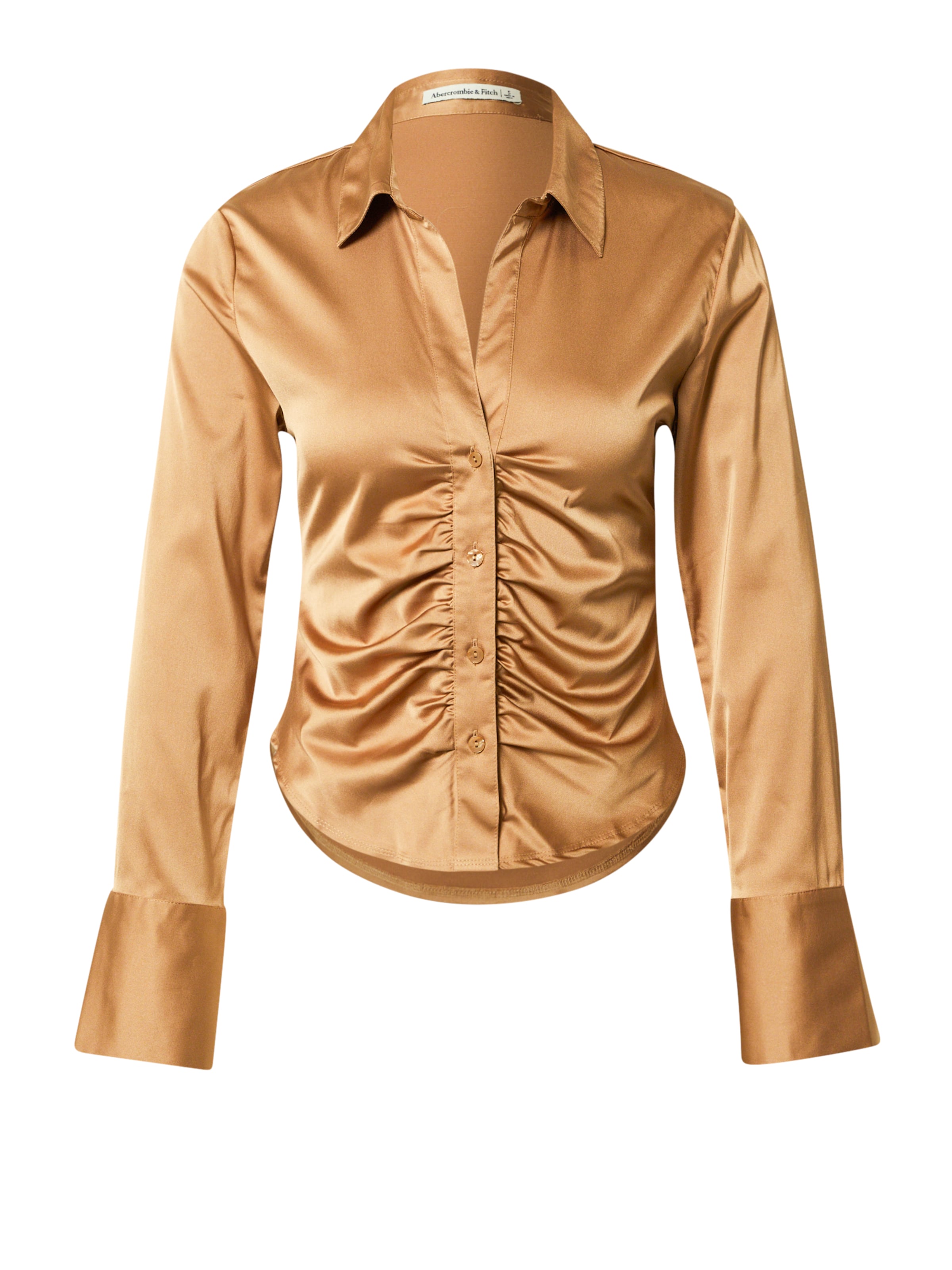 Abercrombie & Fitch Μπλούζα σε καφέ: μπροστά