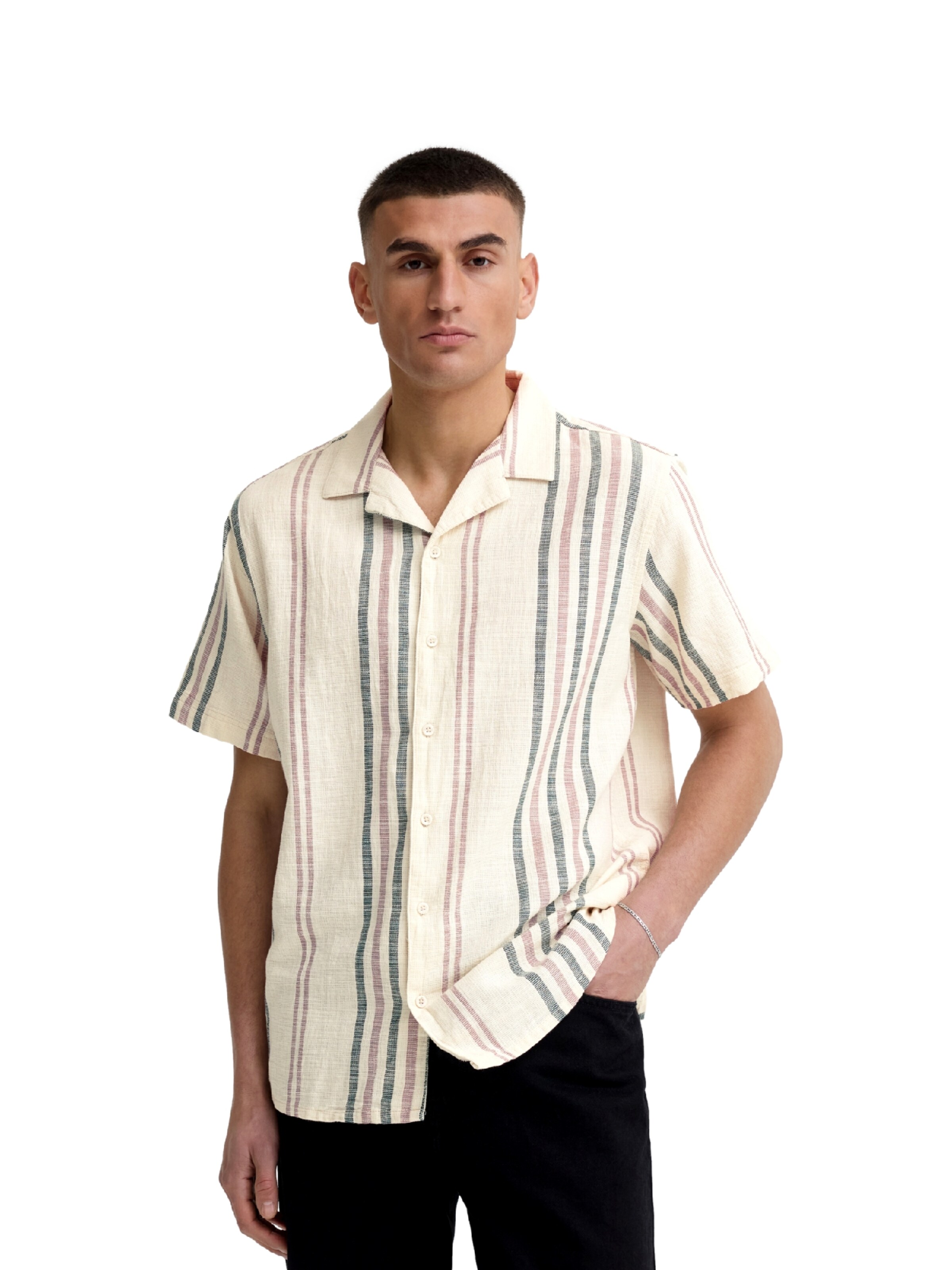 !Solid Comfort fit Koszula 'SDIsai' w kolorze beżowy: przód