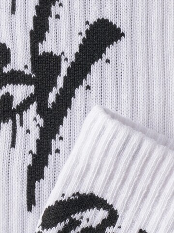 Von Jungfeld Socken 'Happy Tennis Socken' in Weiß