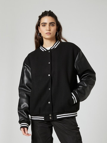 About You x Nils Kuesel Between-Season Jacket 'Can' in Black