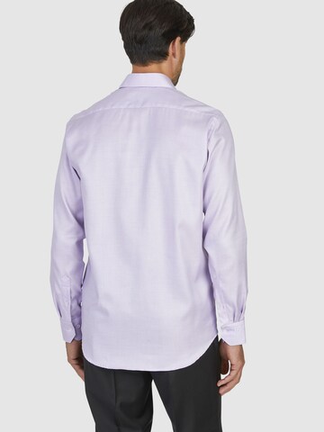 HECHTER PARIS Regular fit Business Shirt in Purple