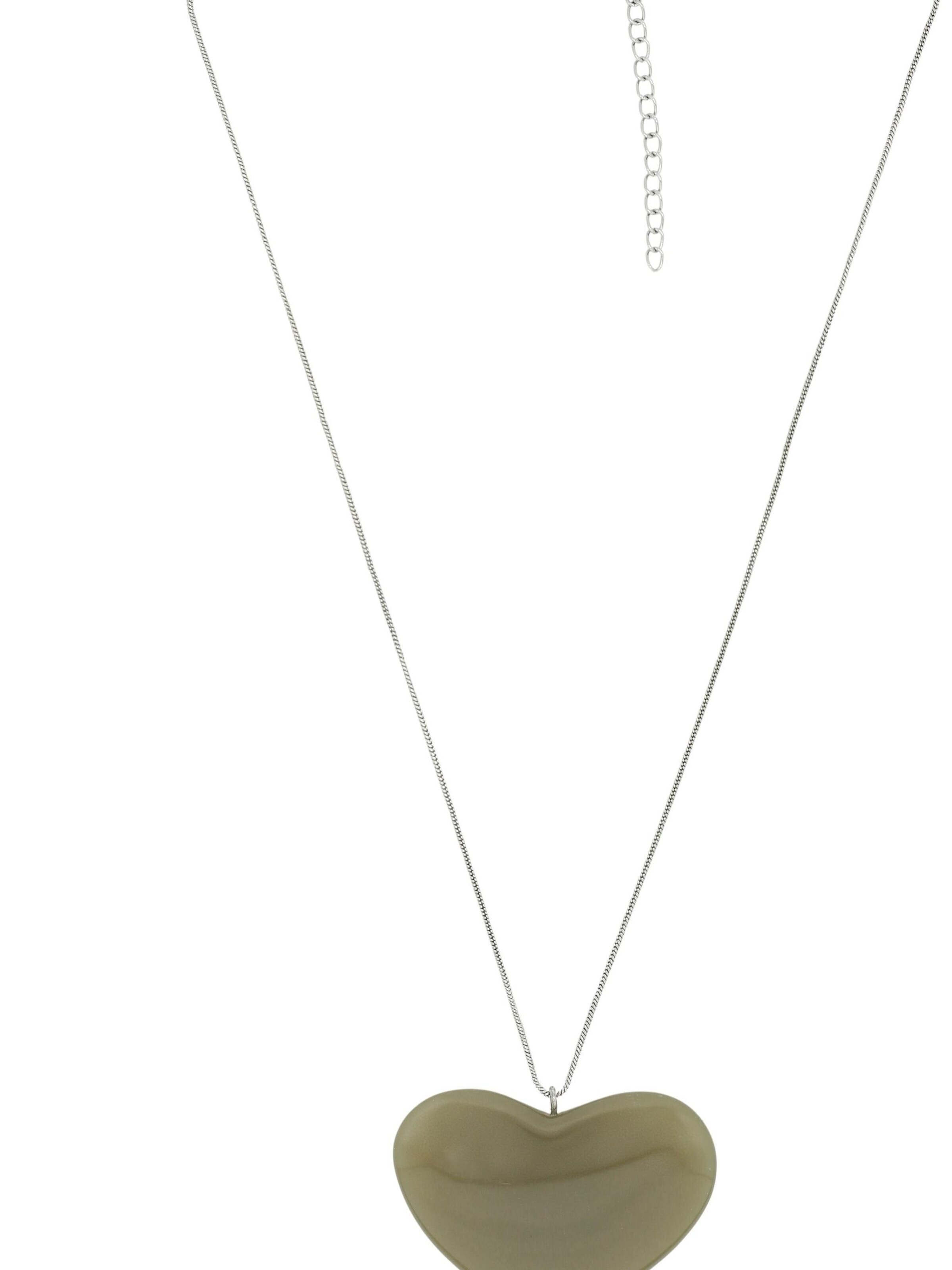 COLLEZIONE ALESSANDRO Necklace 'Amor' in Silver: front