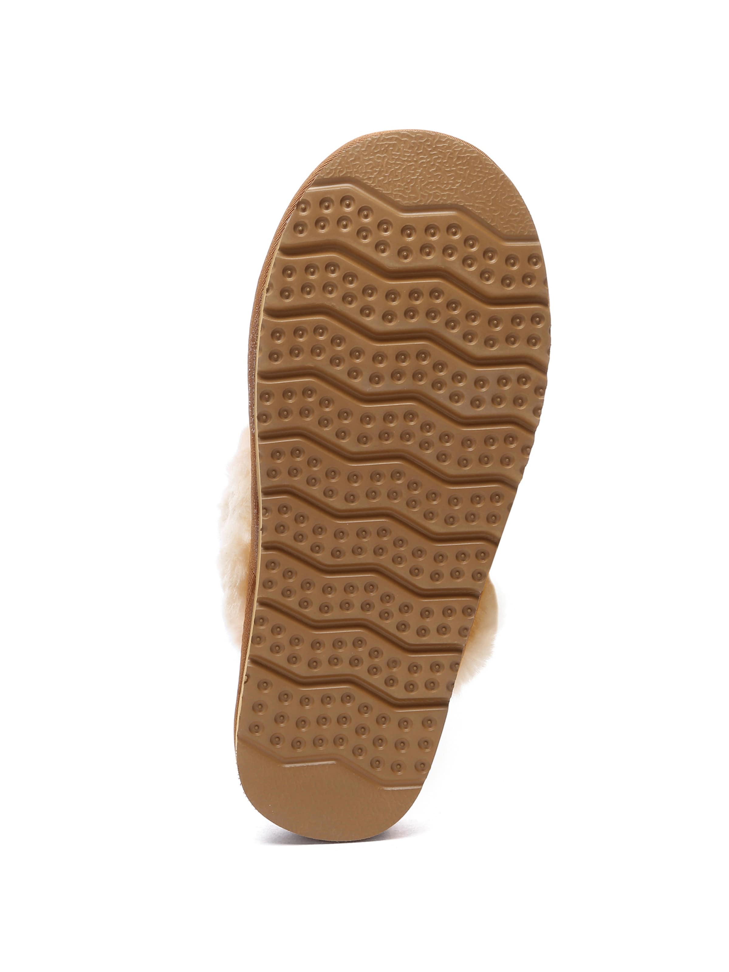 Everau Papuče 'Raven' - Hnedá