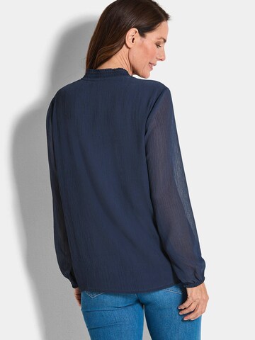 Goldner Blouse in Blauw