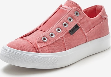 Elbsand Спортни обувки Slip On в розово: отпред