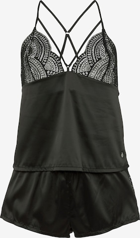 VIVANCE Short Pajama Set 'Dreams' in Black: front