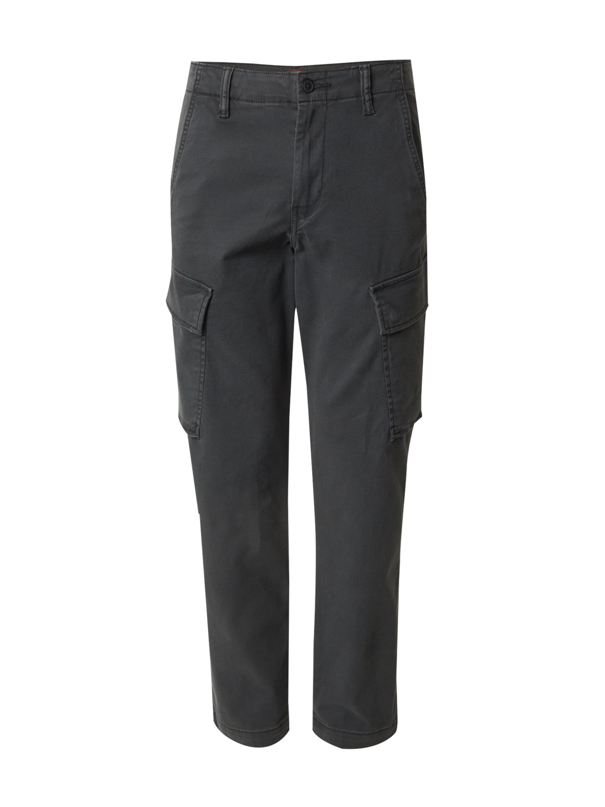 LEVI'S ® Klapptaskutega teksapüksid 'XX Tapered Cargo', värv must: eest vaates