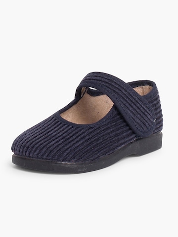 Pantoufle Pisamonas en bleu : devant