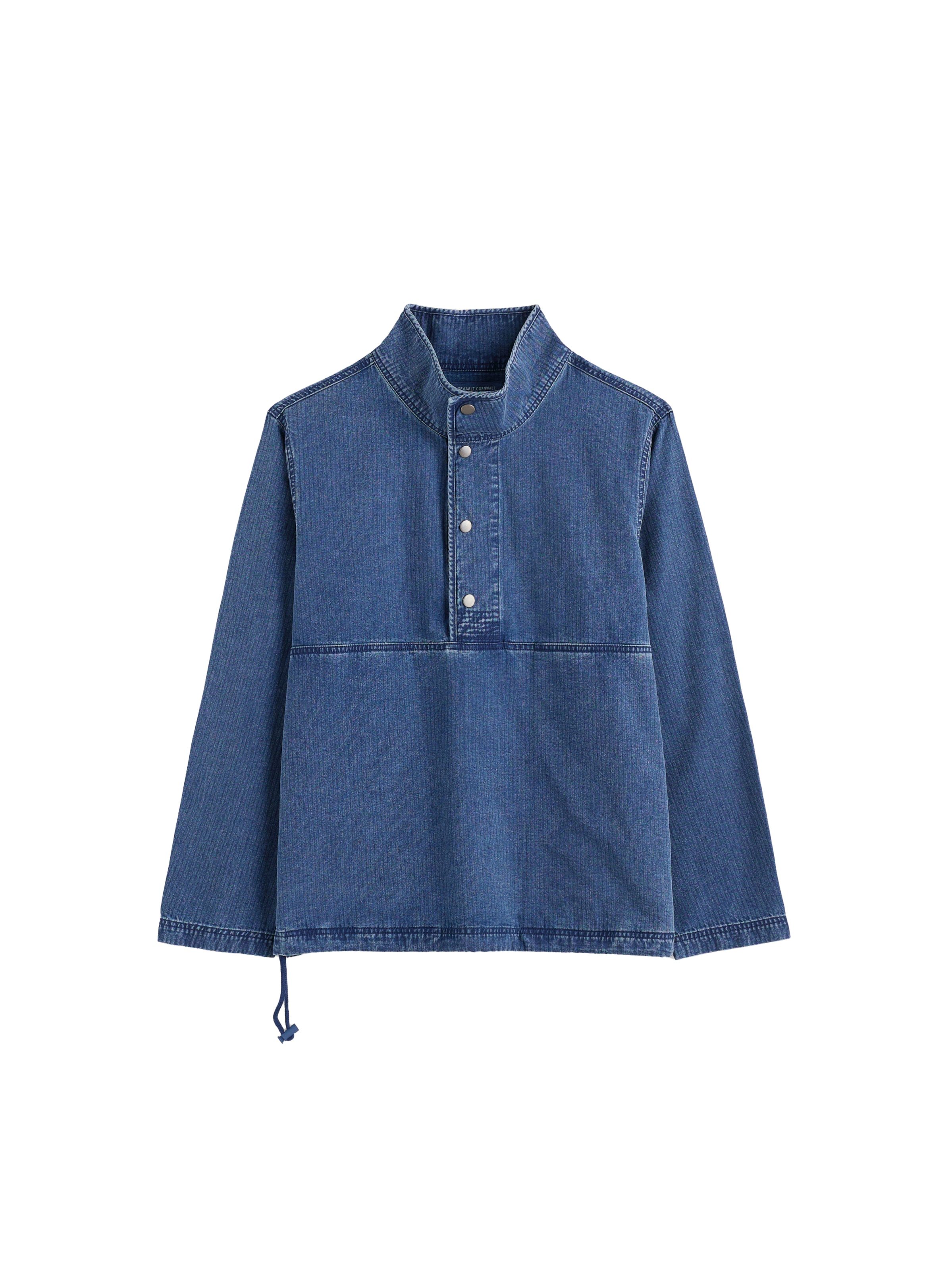 Veste mi-saison 'Boatman Row Smock' Seasalt Cornwall en bleu : devant