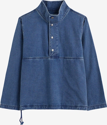 Seasalt Cornwall Välikausitakki 'Boatman Row Smock' värissä sininen: etupuoli