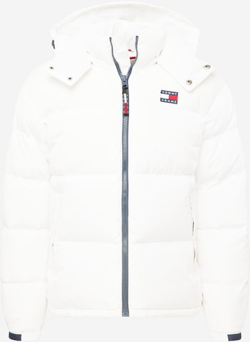 Tommy Jeans - Casaco de inverno 'Alaska' em branco: frente