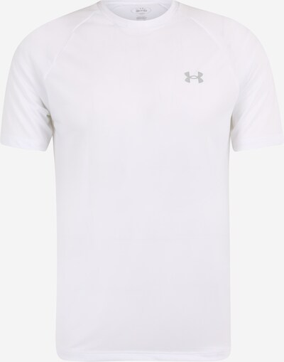 UNDER ARMOUR Λειτουργικό μπλουζάκι 'Tech Reflective' σε γκρι / λευκό, Άποψη προϊόντος