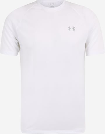 UNDER ARMOUR Functioneel shirt 'Tech Reflective' in Wit: voorkant