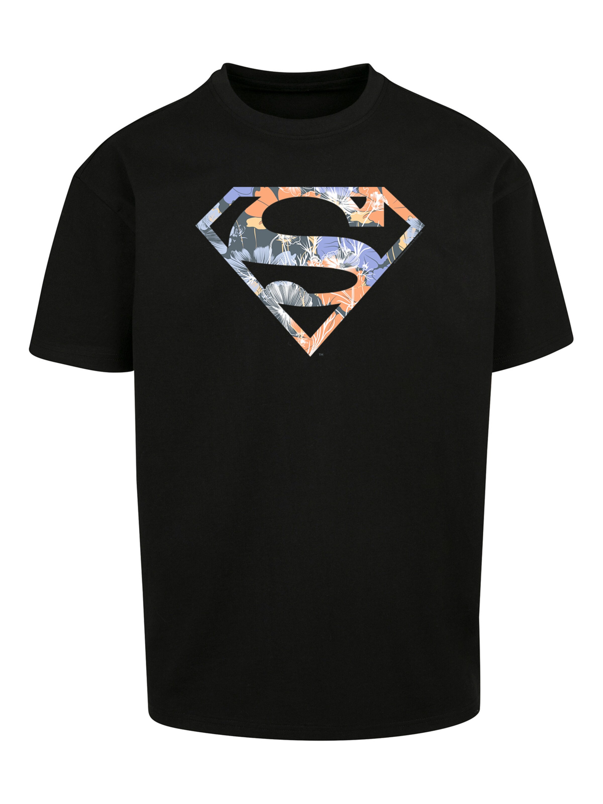 F4NT4STIC Shirt 'Superman' in Black: front