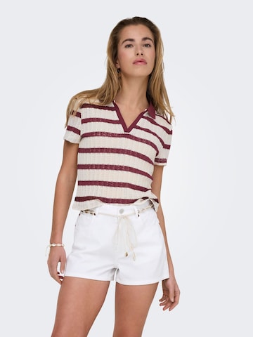 ONLY - Camiseta 'ONLHalia' en blanco: frente
