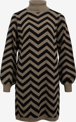Robes en maille 'OBJRAY' OBJECT en gris : devant