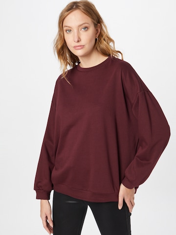 GLAMOROUS Sweatshirt in Brown: front