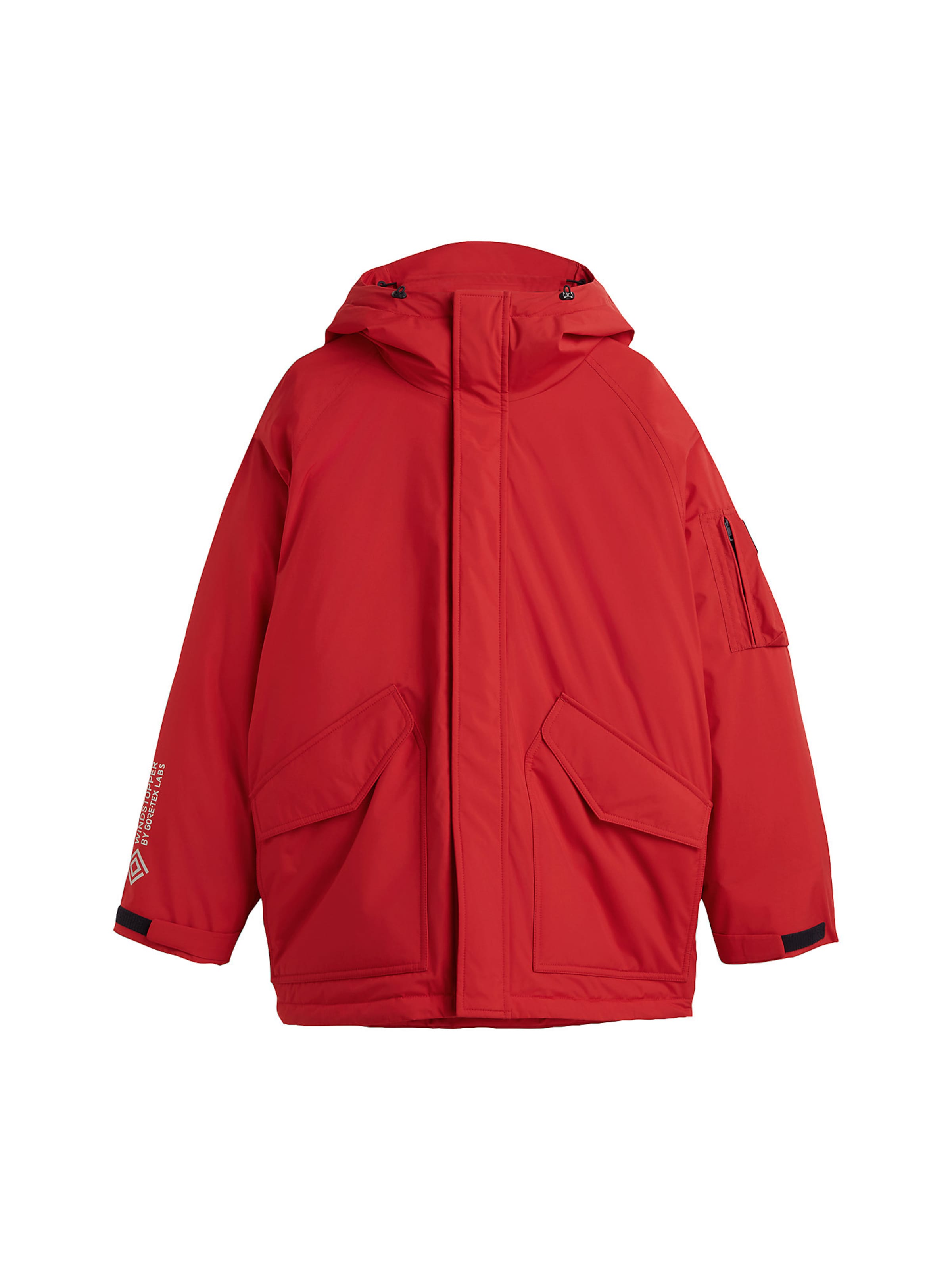 TOMMY HILFIGER Winter Parka in Red: front
