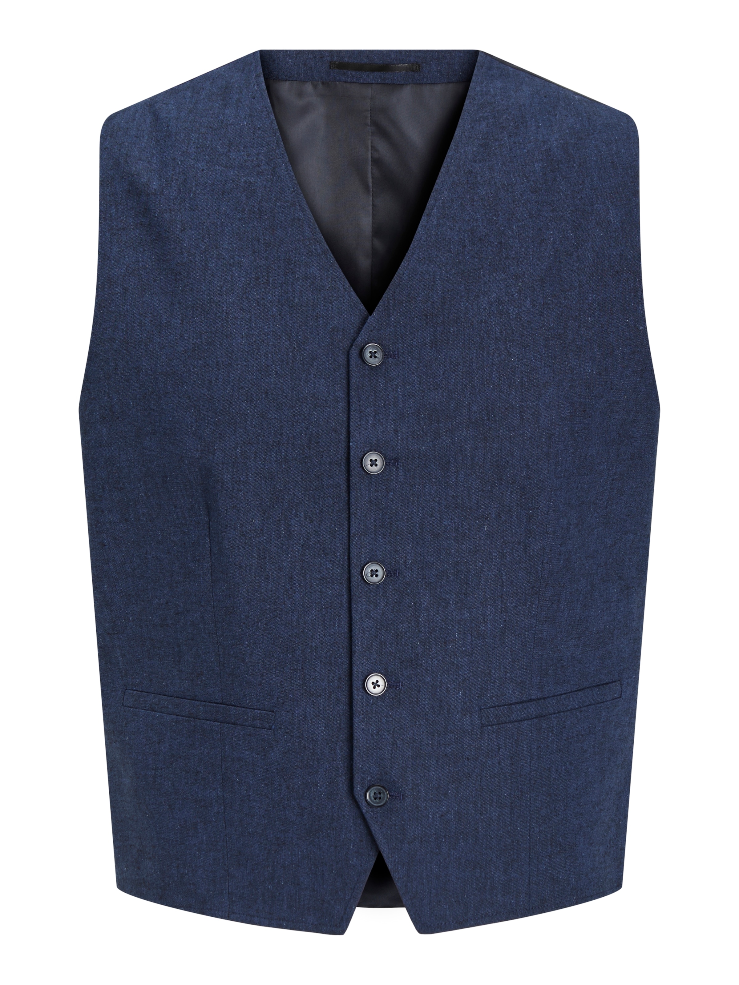 JACK & JONES Gilet in Blauw: voorkant