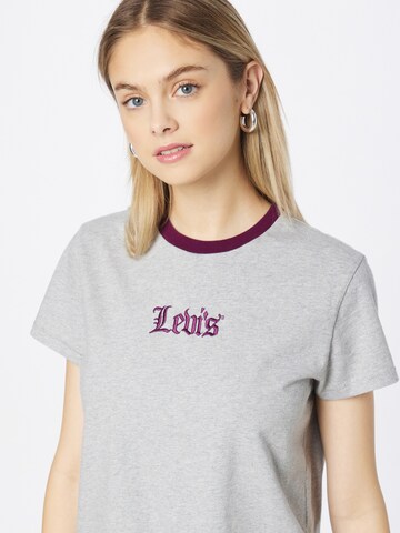 LEVI'S ® Paita 'Graphic Classic Tee' värissä harmaa