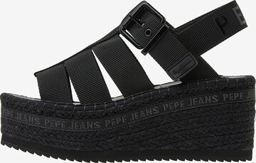 Pepe Jeans Sandale 'Witney Sunny' in Schwarz: predná strana