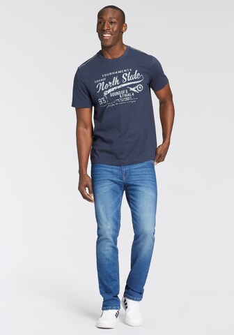 Man's World T-Shirt in Blau